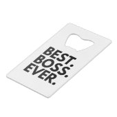 最高のボス クレジットカード栓抜き (正面アングル)