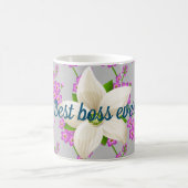 最高のボス コーヒーマグカップ (中央)