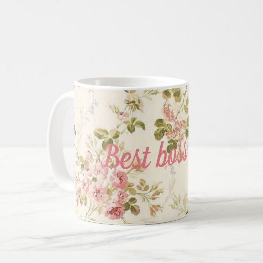 最高のボス コーヒーマグカップ (正面左)