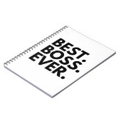 最高のボス ノートブック (左側)