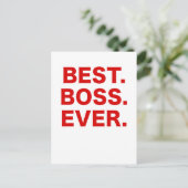 最高のボス ポストカード (スタンド正面)