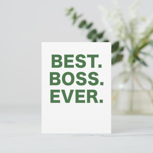 最高のボス ポストカード (スタンド正面)