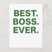 最高のボス ポストカード (正面)