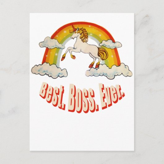 最高のボス ポストカード (正面)