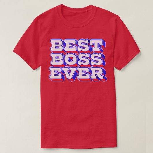 最高のボス Tシャツ (デザイン正面)