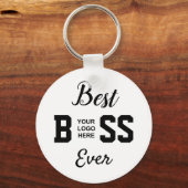 最高のボスEver & Logo キーホルダー (正面)