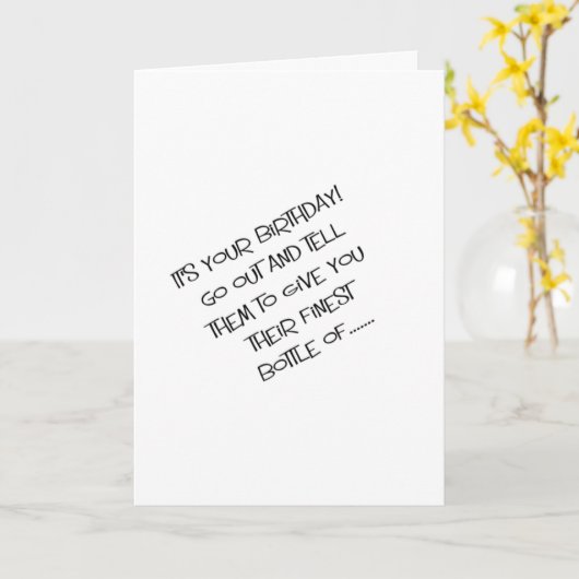 最高のボトル カード (黄色い花)