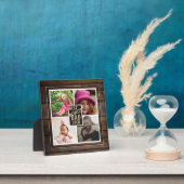 最高のボーナスパパEver 4素朴 Photo Collage Wood フォトプラーク (インサイチュ)