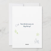 最高のボーナスマム 母の日 ステップマム オーダーメイド フォト シーズンカード (裏面)