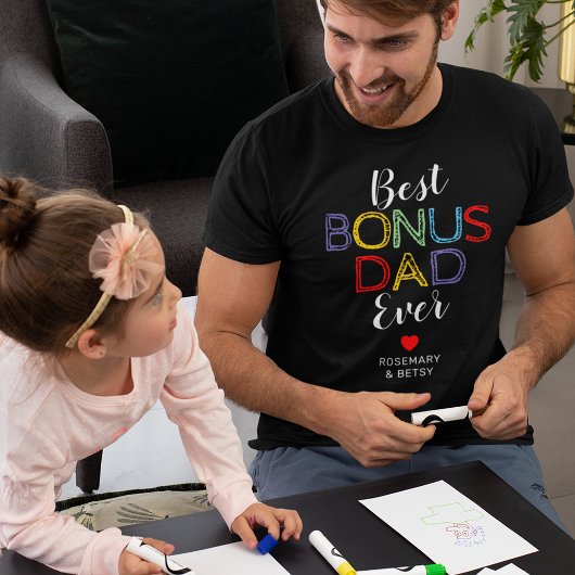 最高のボーナズダッド 父の日 Tシャツ