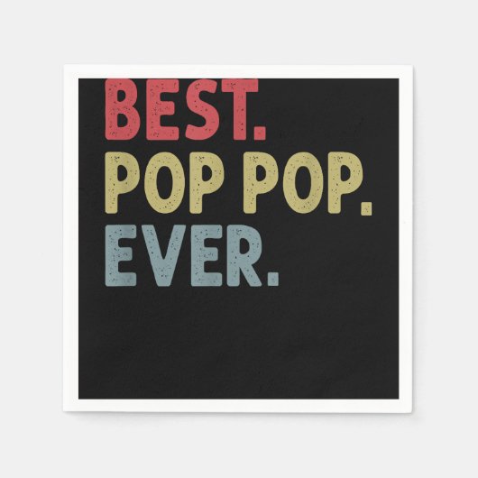 最高のポップ・アートのポップ・アートののギフト スタンダードカクテルナプキン (正面)