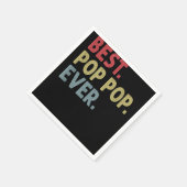 最高のポップ・アートのポップ・アートののギフト スタンダードカクテルナプキン (角)