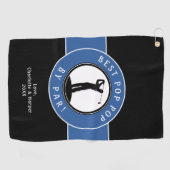 最高のポップ・アートのポップ・アートのカスタムパー・スポーツエレガント・ゴルファー ゴルフタオル (横)