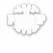 最高のポップ・アートのポップ・アートのデザイン-ポップ・アートのポップ・アートのLGBT シール (正面)