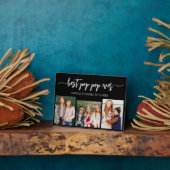 最高のポップ・アートのポップ・アートのGrandpa孫Photo Collage フォトプラーク (側面)