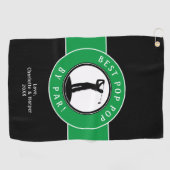 最高のポップ・アートのポップ・アートのParスポーツエレガントゴルファー ゴルフタオル (横)