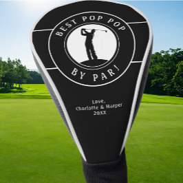 最高のポップ・アートのポップ・アートのParaエレガント Golpher Black & White ゴルフヘッドカバー