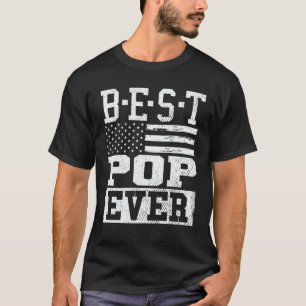 最高のポップ・アートのEver Us Flag Grandpa Fanteers Day Gift Tシャツ