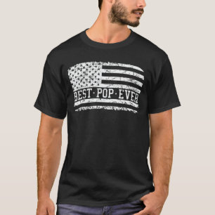 最高のポップ・アートのEver Us Flag Grandpa Fanteers Day Gift Tシャツ
