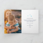 最高のポップ |父の日の写真 カード (内部)