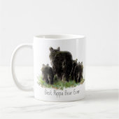 最高のポパベアーエバーおもしろい引用文のパパ コーヒーマグカップ (左)