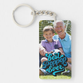 最高のポポップ |グランドパ写真 キーホルダー