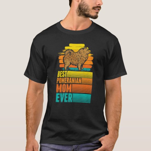 最高のポメラニア犬 Tシャツ (正面)