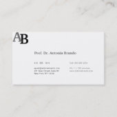 最高のポートレート 名刺 (正面)