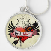 最高のマグランジーハートキーチェーン キーホルダー (正面)