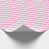 最高のマピンクオンホワイトラッピング紙 ラッピングペーパー (角)