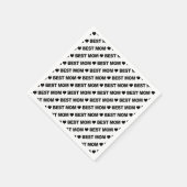 最高のマブラックオンホワイトペーパーナプキン スタンダードカクテルナプキン (角)