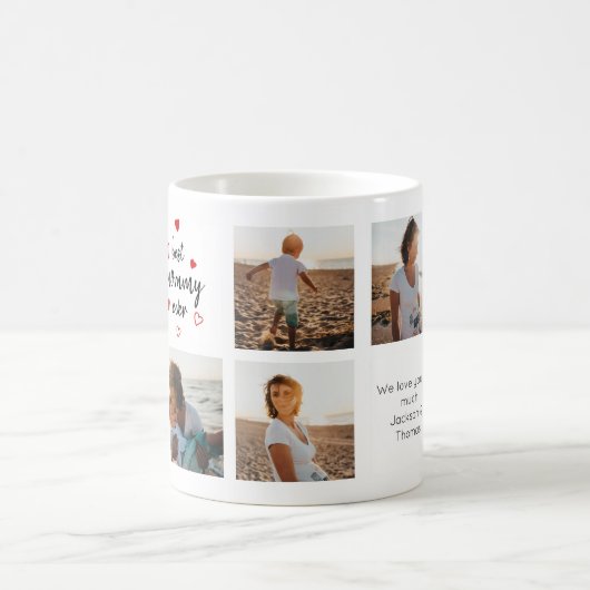 最高のママが写真を撮る日 コーヒーマグカップ (中央)