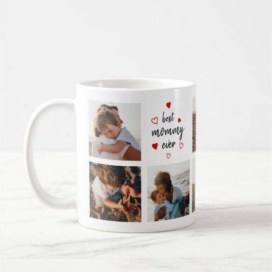 最高のママが写真を撮る日 コーヒーマグカップ (左)