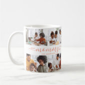 最高のママが写真を撮る母の日 コーヒーマグカップ (左)