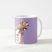 最高のママに恵まれて コーヒーマグカップ (正面右)