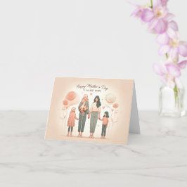 最高のママに母の日の願い カード