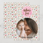 最高のママの写真におめでとう（母の日） シーズンカード (正面/裏面)