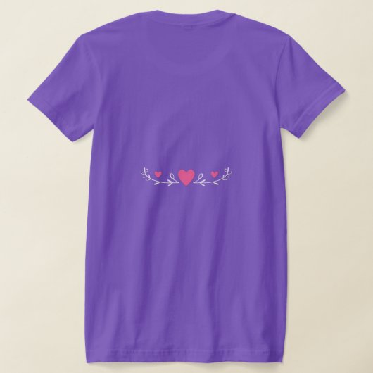 最高のママのTシャツ Tシャツ (レイダウン裏面)