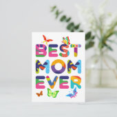 最高のママはいつだってカラフル ポストカード (スタンド正面)