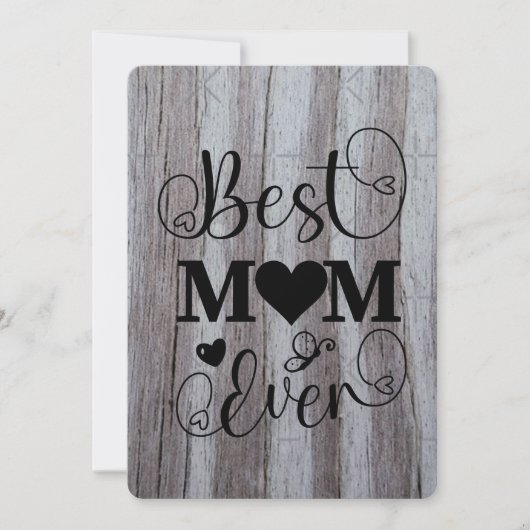 最高のママはいつだってグレーな納屋の木 2025 シーズンカード (正面)