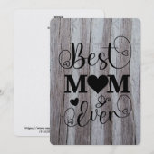 最高のママはいつだってグレーな納屋の木 2025 シーズンカード (正面/裏面)