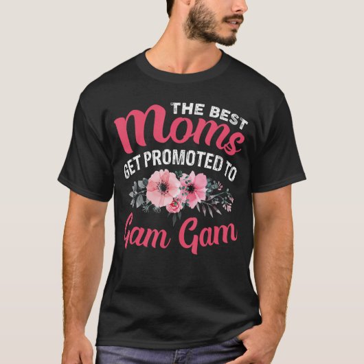 最高のママはおばあちゃんに昇進 ガムガム Tシャツ (正面)