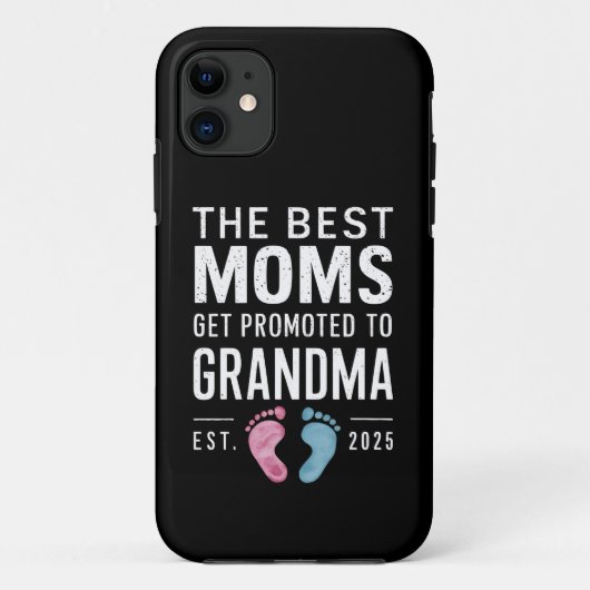 最高のママはおばあちゃんに昇進 Est 2025 Case-Mate iPhoneケース (裏面)