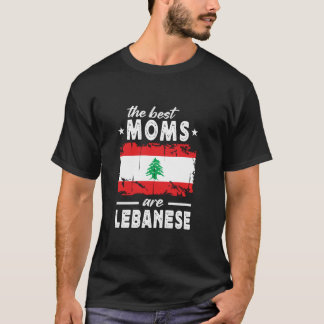 最高のママはレバノン人 レバノン人の母の日 フラグ Tシャツ