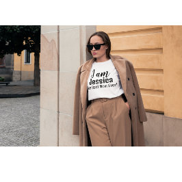 最高のママは私のジェシカです パーソナライズデザイン Tシャツ