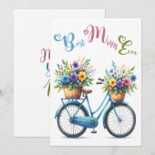 最高のママへ、あなたが一番すばらしい母の日 シーズンカード (正面/裏面)