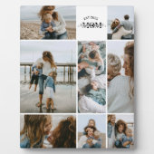 最高のママへ カスタムフォトコラージュ フォトプラーク (正面)