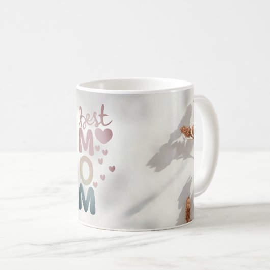 最高のマママグ コーヒーマグカップ (正面右)