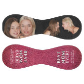 最高のママレザープリントマザーズデイフォトコラージュ ソフトボール (パネル)