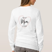 最高のママ愛Tシャツ Tシャツ (裏面)